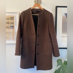 Zara Chocolate Brown Coat